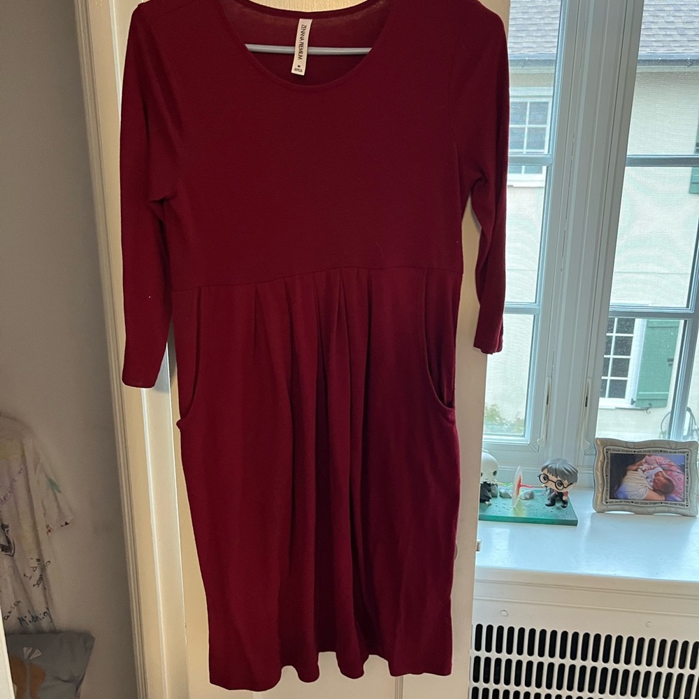 Zenana Outfitters Deep Red Top